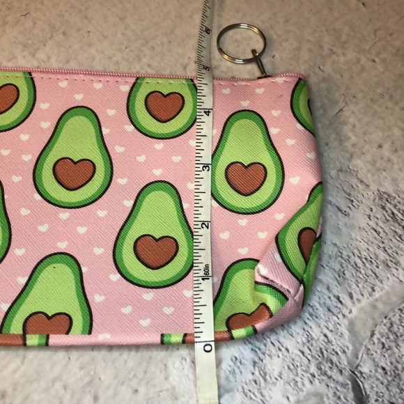 Avocado Heart Make Up Bag, NWOT - Picture 3 of 5